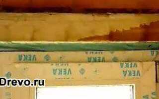 Технология установки пластиковых окон в деревянных стенах