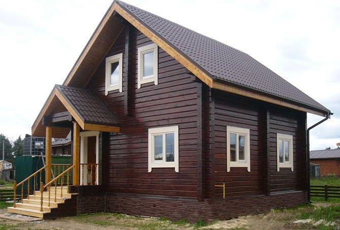 Дом из профилированного бруса Дом из профилированного бруса