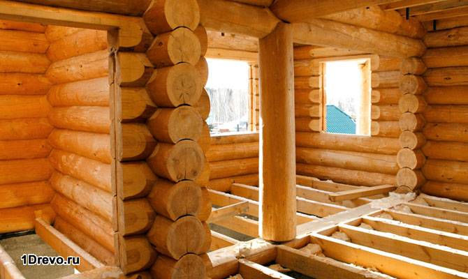 Усадка дома