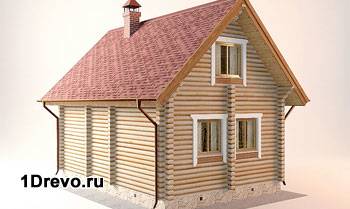 Проект дома с мансардой