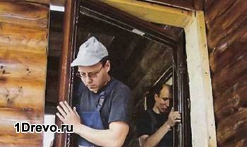 Установка металлической двери