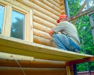 Шлифовка сруба Шлифовка сруба