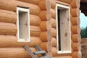 Установка оконного блока